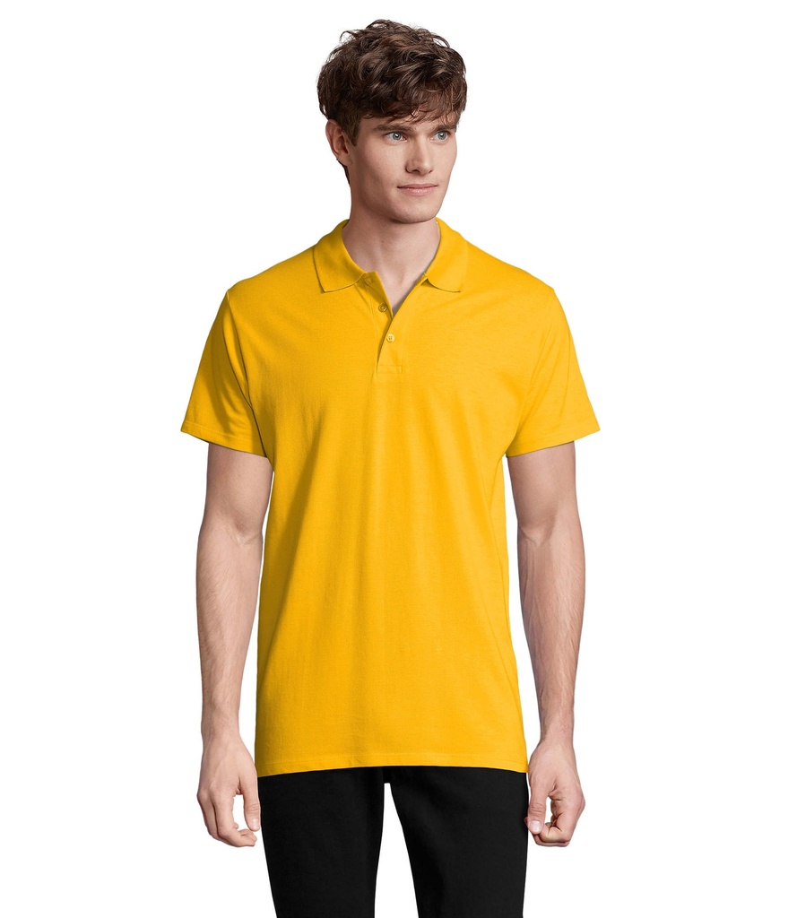 SPRING II MEN Polo 210g S11362-GO - Dorado