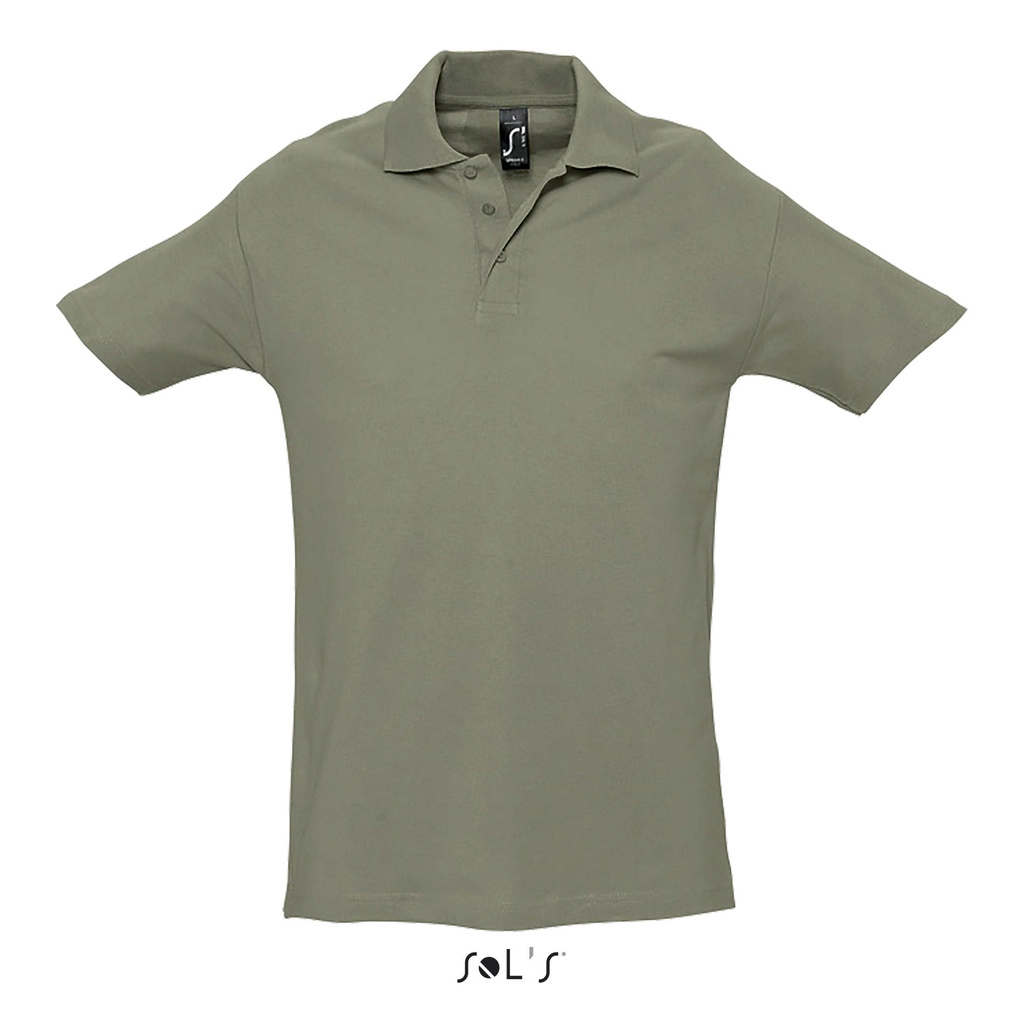 SPRING II MEN Polo 210g S11362-KH - Khaki
