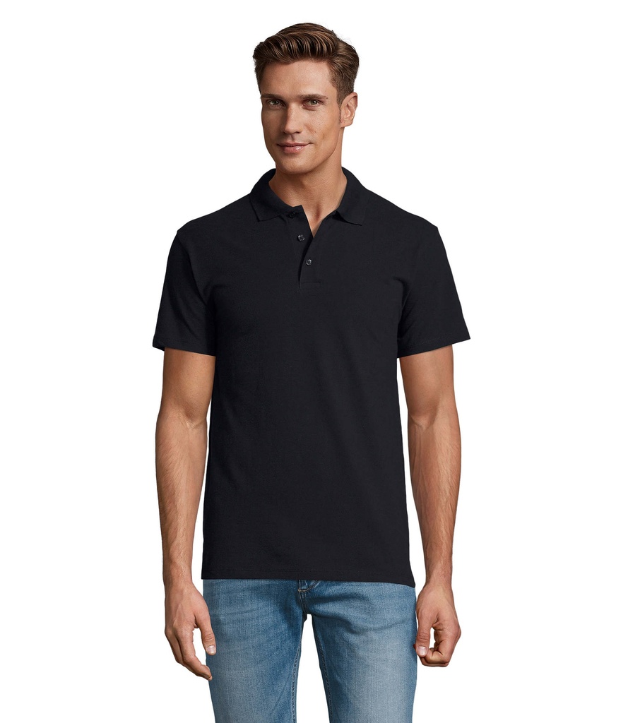 SPRING II MEN Polo 210g - Granatowy