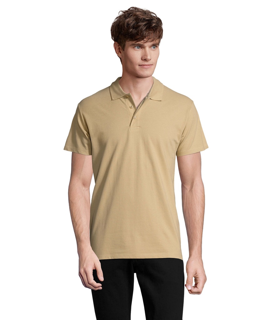 SPRING II MEN Polo 210g S11362-SA - Sand