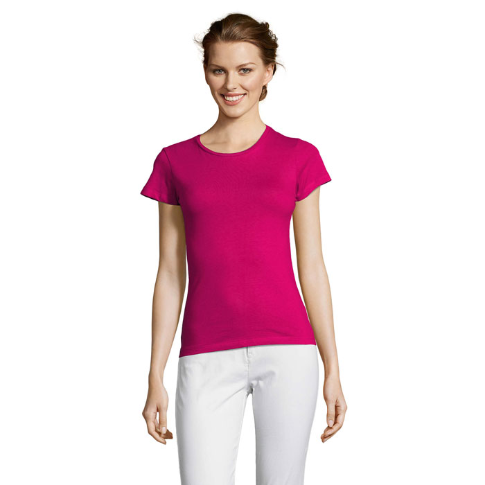 MISS WOMEN'S T-SHIRT 150 S11386-FU - Fuchsia