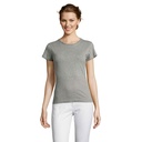 MISS WOMEN'S T-SHIRT 150 S11386-GM - Szary Melanz