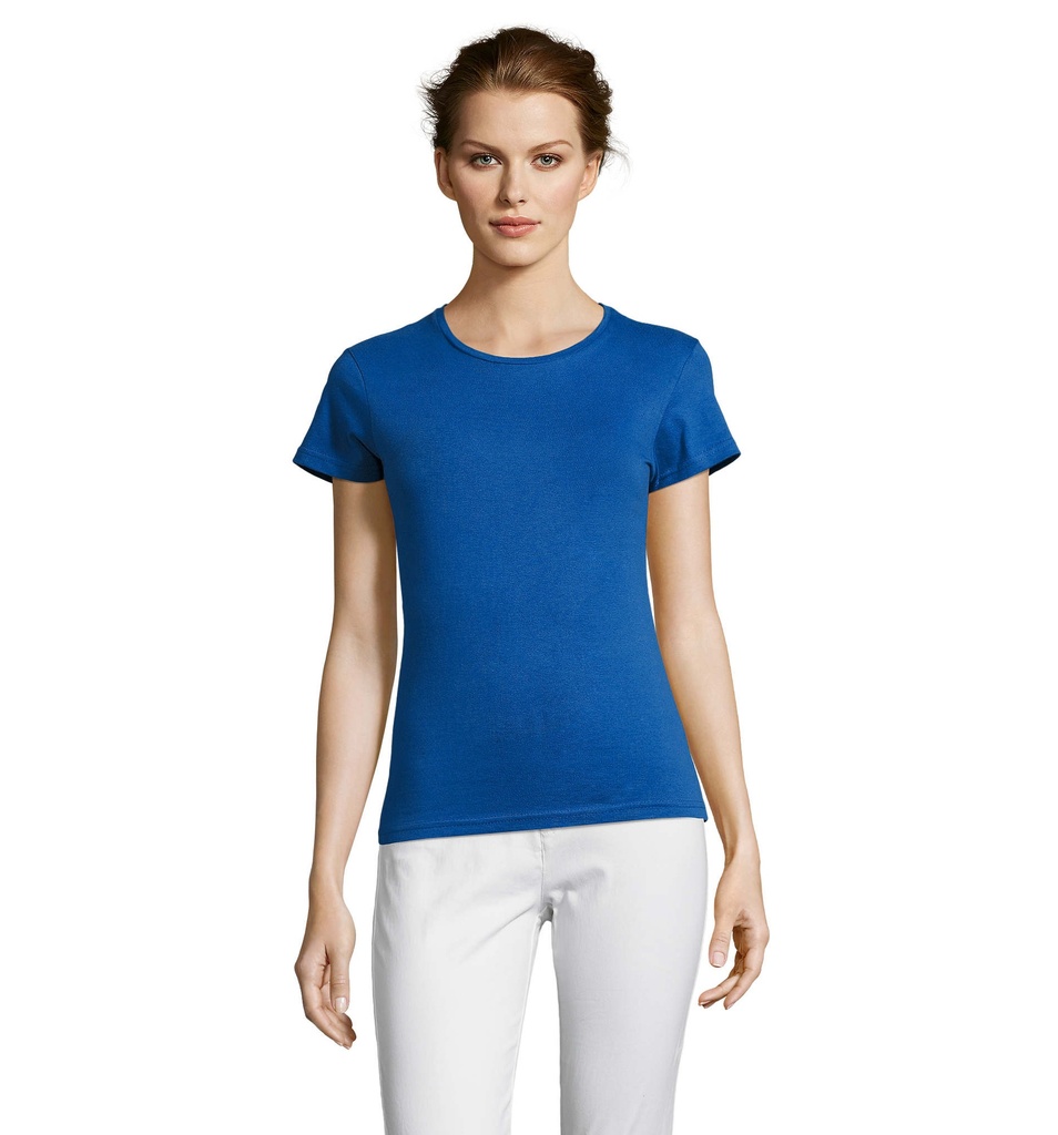 MISS WOMEN'S T-SHIRT 150 S11386-RB - Niebieski