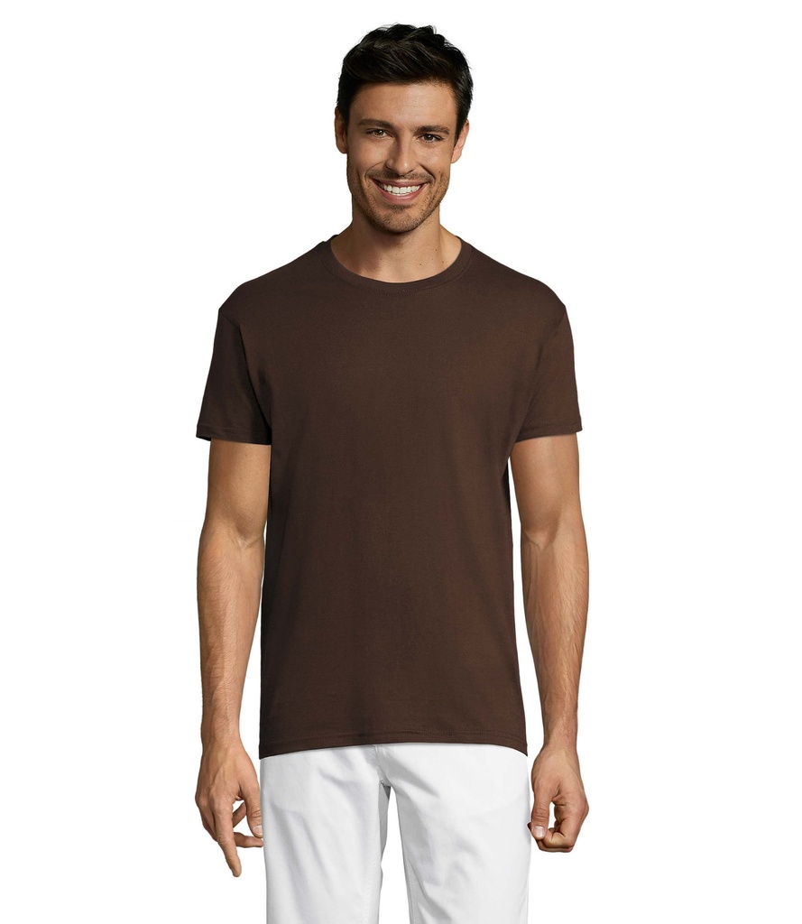 Koszulka REGENT Unisex 150g S11380-CH - Chocolate