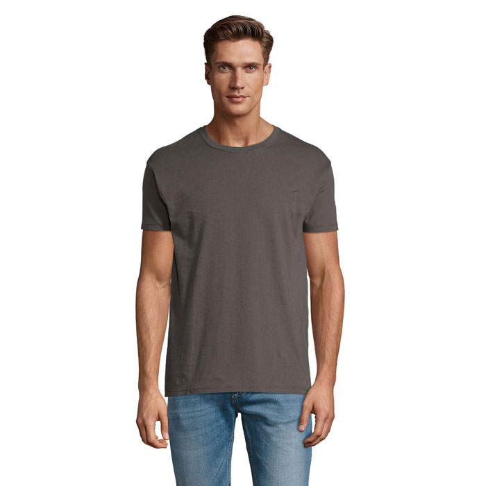 Koszulka REGENT Unisex 150g S11380-DG - Ciemny Szary