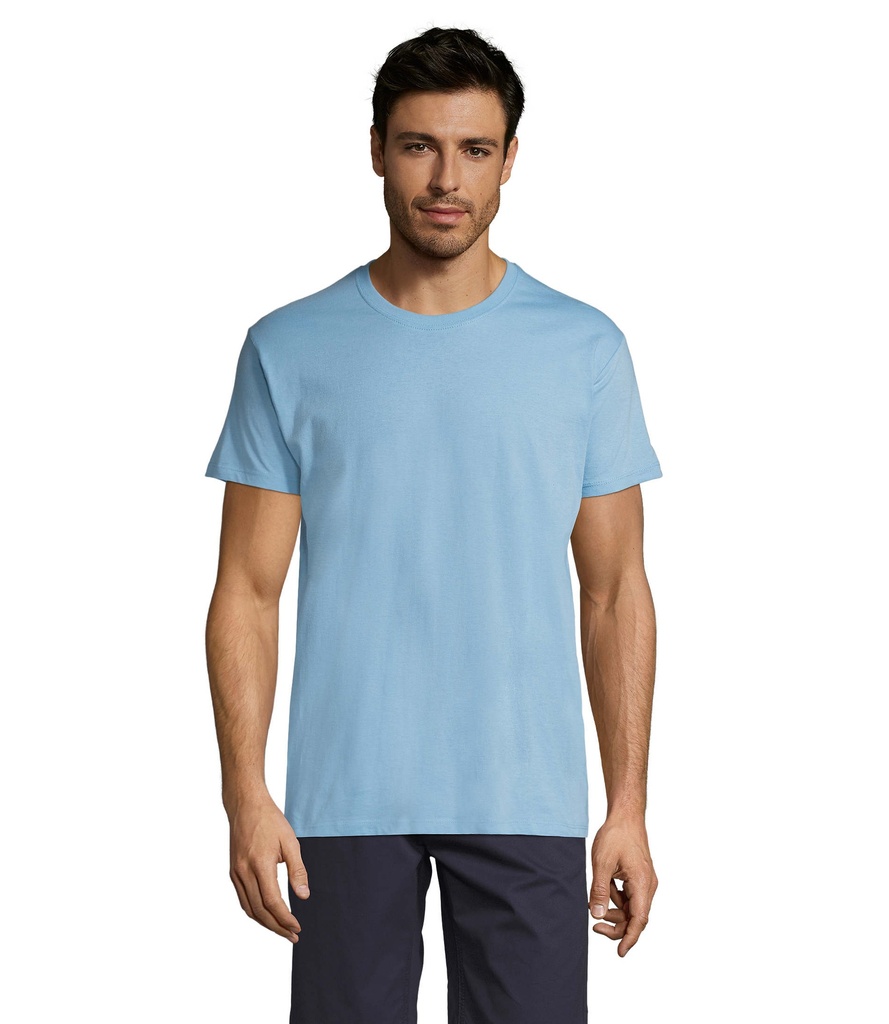 Koszulka REGENT Unisex 150g S11380-SK - Blekitny