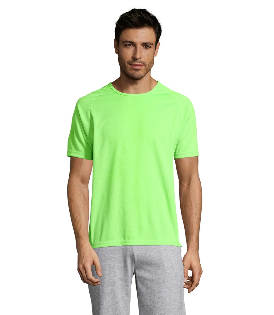 Koszulka meska SPORTY S11939-NG - Neon Green