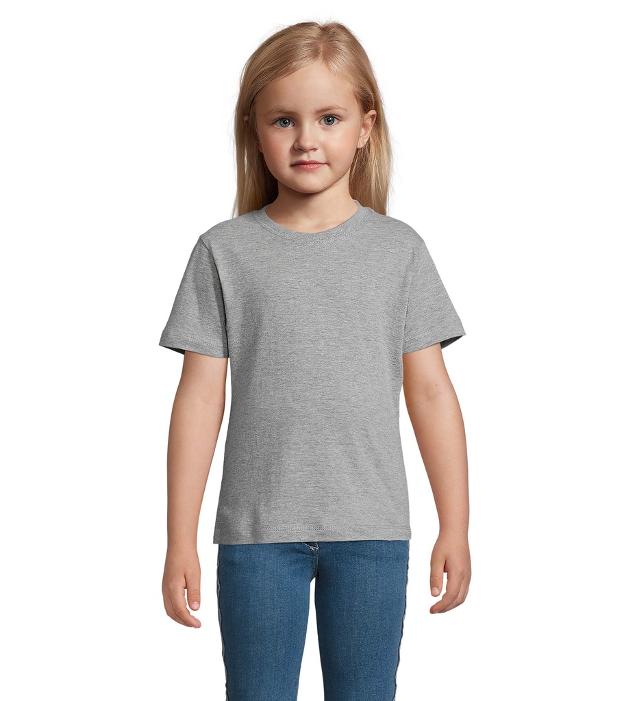 REGENT Dzieciecy T-SHIRT S11970-GM - Szary Melanz