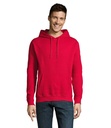 SLAM Uni Bluza z kapturem S13251-RD - Czerwony