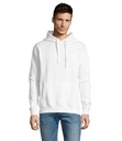 SLAM Uni Bluza z kapturem S13251-WH - Bialy