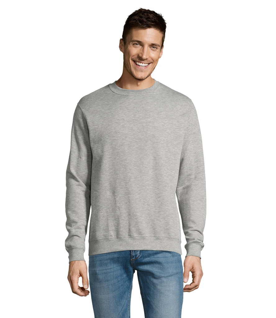 NEW SUPREME Bluza 280g S13250-GM - Szary Melanz