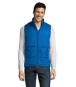 Pikowana kamizelka WARM S44002-RB - Niebieski