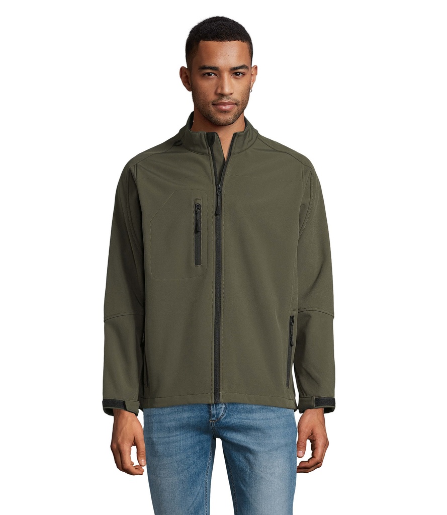 RELAX Meski softshell 340g S46600-AR - Army