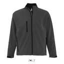 RELAX Meski softshell 340g S46600-CR - Szarosc Wegla Drzewnego