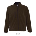 RELAX Meski softshell 340g S46600-DC - Dark Chocolate