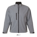 RELAX Meski softshell 340g S46600-GM - Szary Melanz