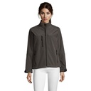 ROXY Damski softshell 340g S46800-CR - Szarosc Wegla Drzewnego