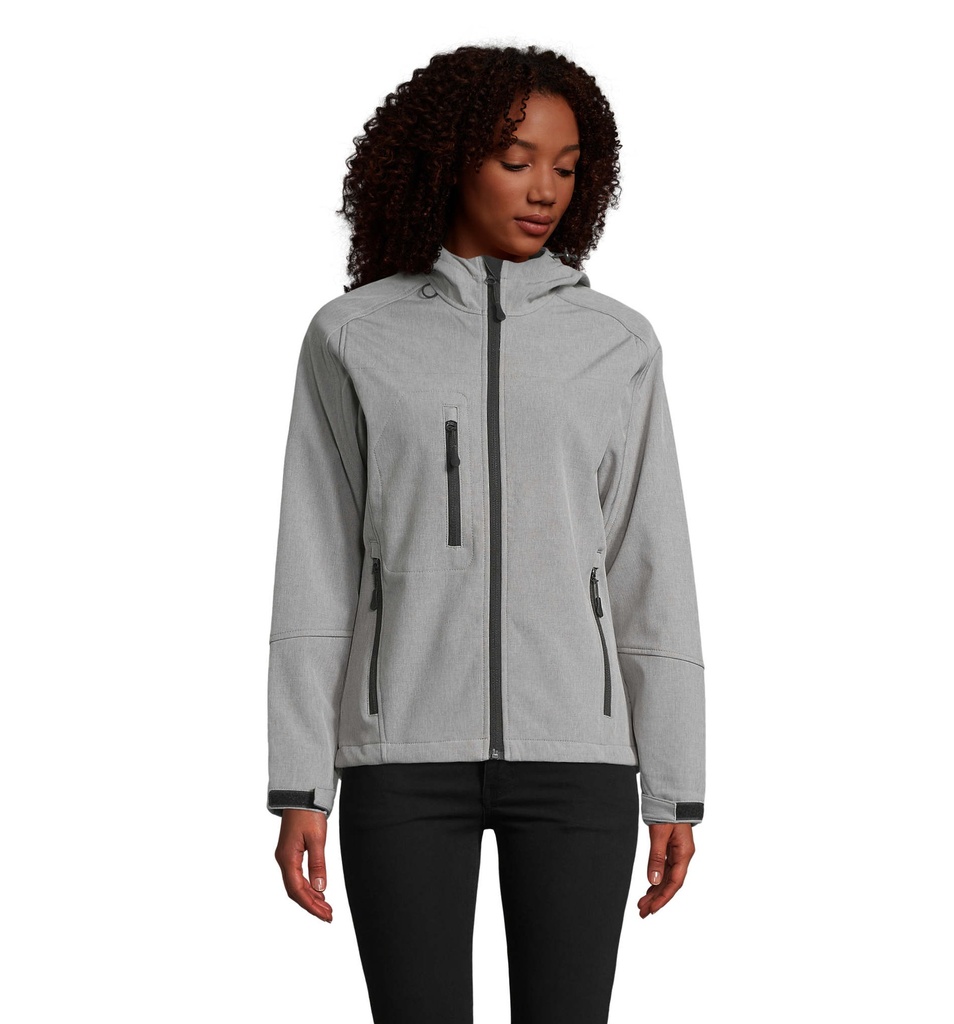 REPLAY DAMSKA SOFTSHELL S46802-GM - Szary Melanz
