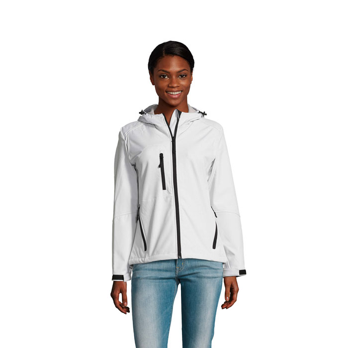 REPLAY DAMSKA SOFTSHELL S46802-WH - Bialy