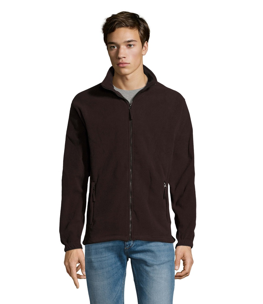 NORTH Bluza polarowa S55000-DC - Dark Chocolate