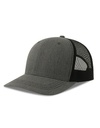 Czapka 6-panelowa Bawelna Recykling AT683 - Grey Melange & Black