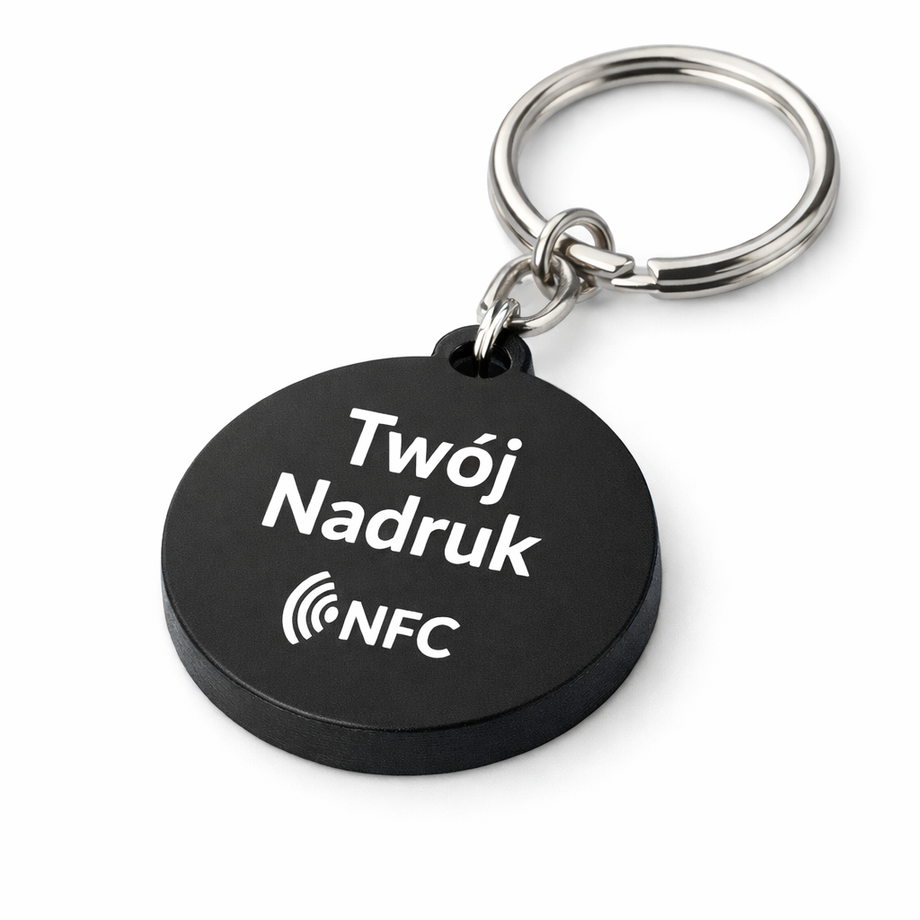 Brelok NFC kółko BNFCVIN - Czarny