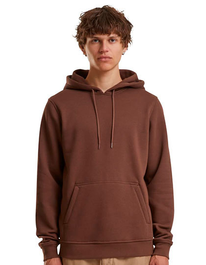 Bluza Dluga Bawelniana Poliestrowa Szczotkowana BY011 - Chocolate Brown
