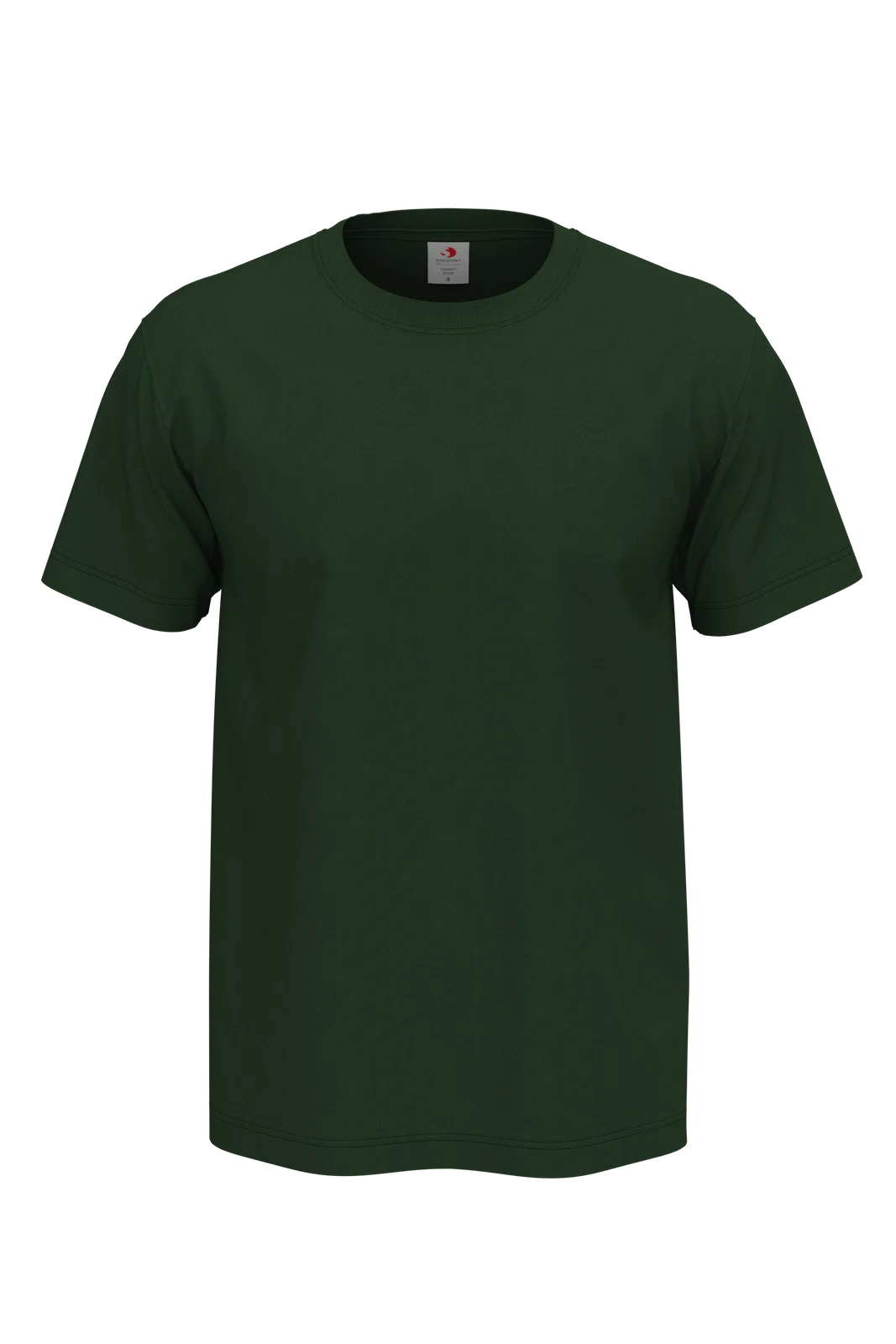 Koszulka Klasyczna Bawelniana S185 - Bottle Green