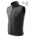 Kamizelka polarowa unisex M518 - stalowy 36