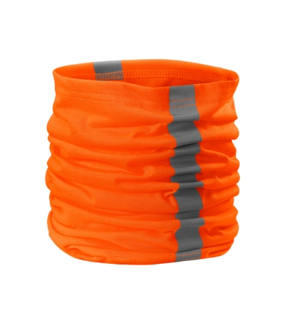 Chusta unisex M3V8 - fluorescencyjny pomaranczowy