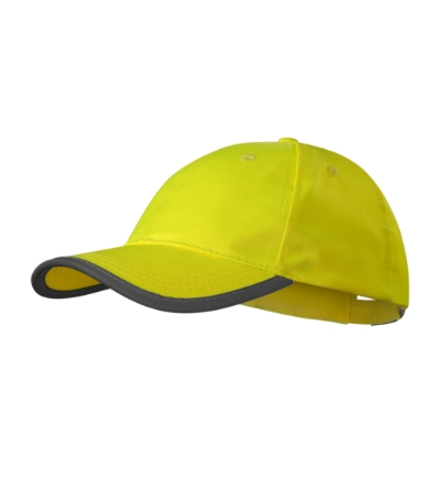 Czapka unisex M3V5 - fluorescencyjny zolty