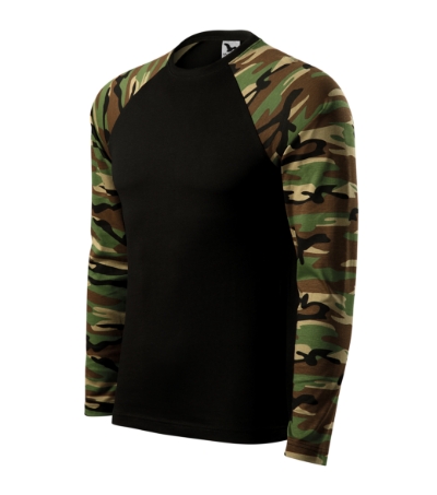 Koszulka unisex M166 - Camouflage Brown