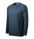 Bluza meska M415 - ciemny denim melanz