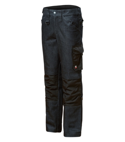 Jeansy robocze meskie MW08 - ciemny denim