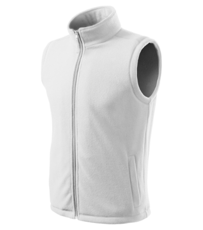 Kamizelka polarowa unisex M518 - bialy