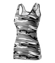 Top damski MC36 - camouflage gray