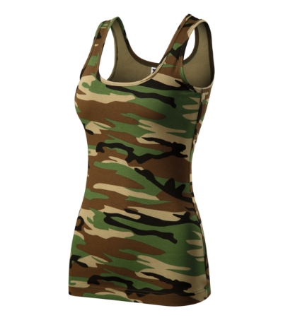 Top damski MC36 - camouflage brown