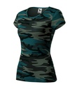 Koszulka damska MC22 - camouflage petrol