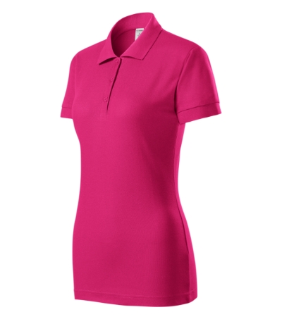Koszulka polo damska MP22 - czerwien purpurowa