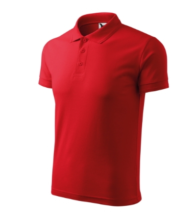 Polo meskie M203 - czerwony