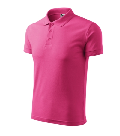 Koszulka polo meska M203 - Czerwien purpurowa