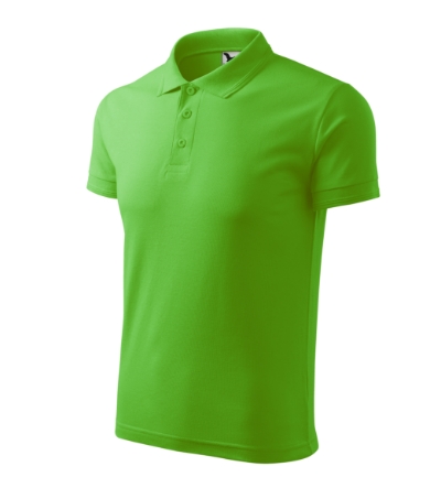Koszulka polo meska M203 - green apple