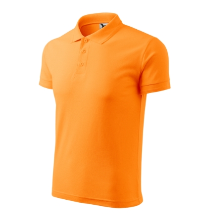 Koszulka polo meska M203 - mandarynkowy