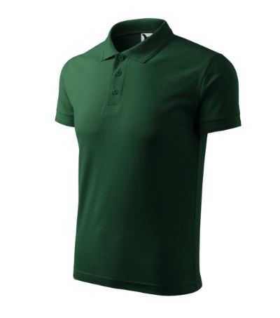 Koszulka polo meska M203 - dark green
