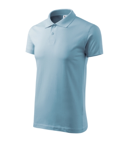 Koszulka polo meska M202 - blekitny