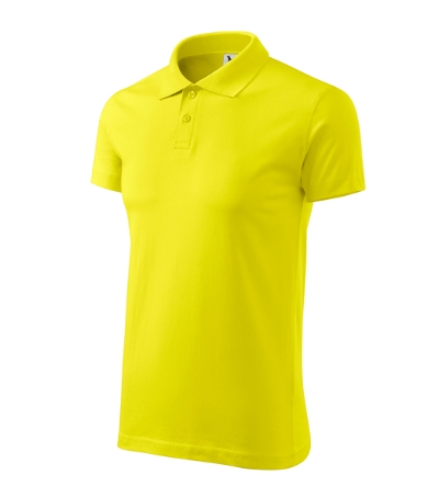 Koszulka polo meska M202 - cytrynowy