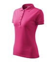Koszulka polo damska M210 - czerwien purpurowa