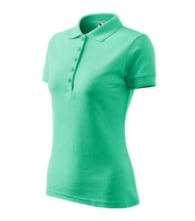 Koszulka polo damska M210 - mietowy