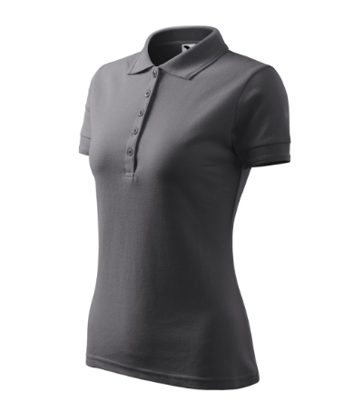 Koszulka polo damska M210 - stalowy