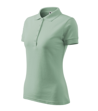 Koszulka polo damska M210 - sage